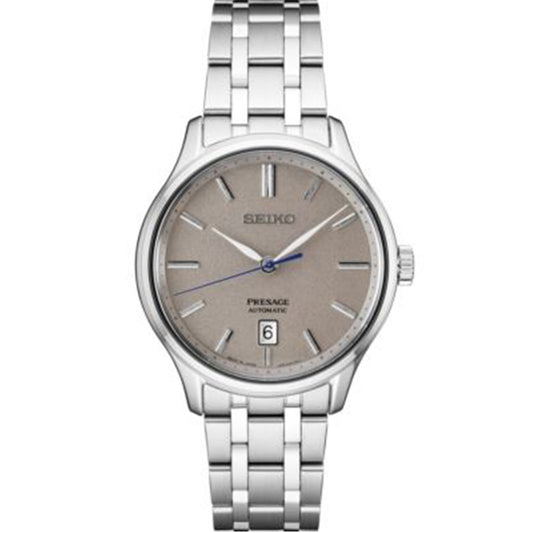 Seiko SRPF51 Mens Presage SS Gray Pattern